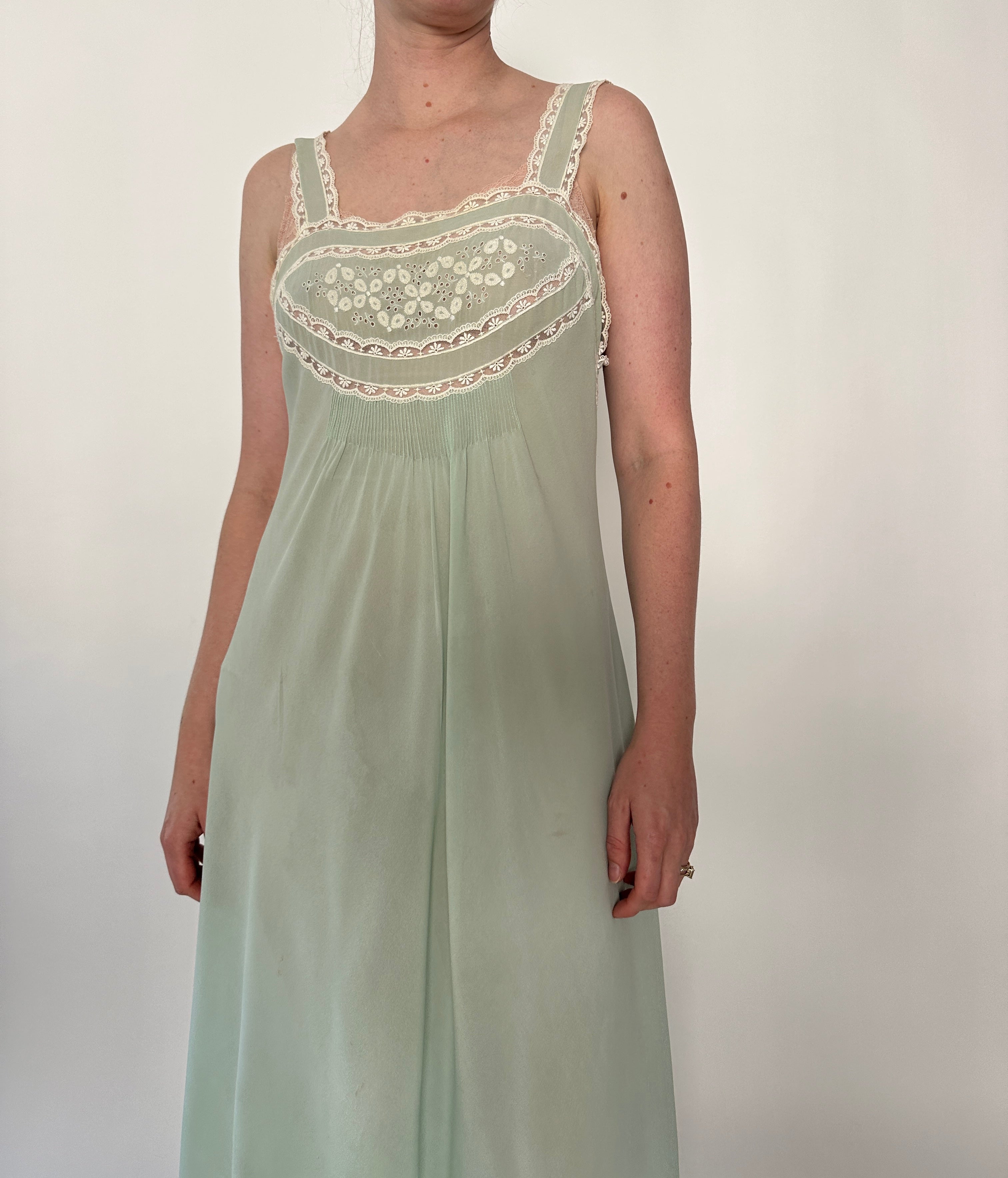 silk chiffon slip dress SATEEN MIDI SLIP DRESS-CHIFFON Lucca Couture