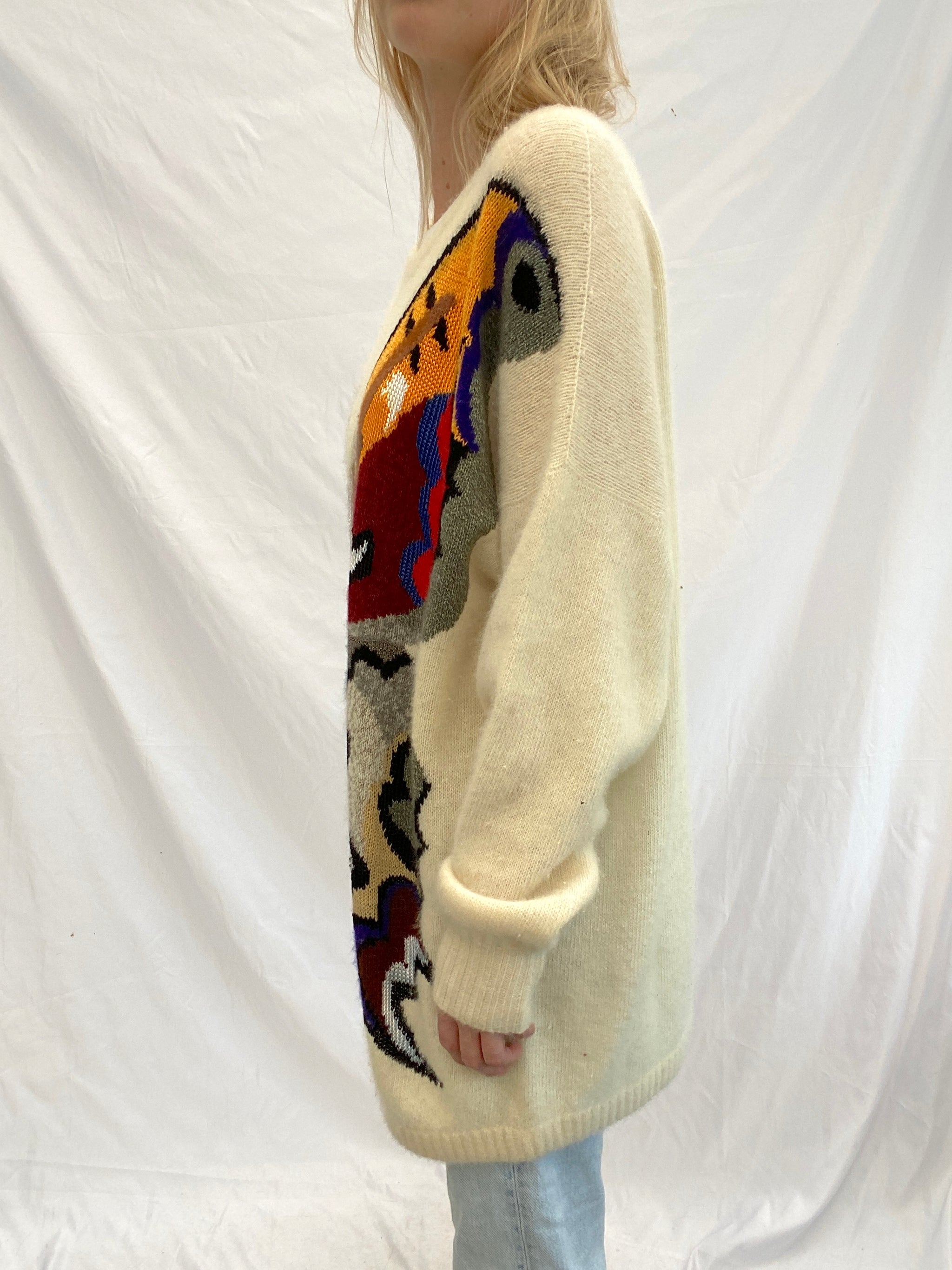 Krizia maglia vintage 伊製 花柄 ラメニットトップス M Krizia maglia vintage 伊製 花柄 ラメニットトップス M