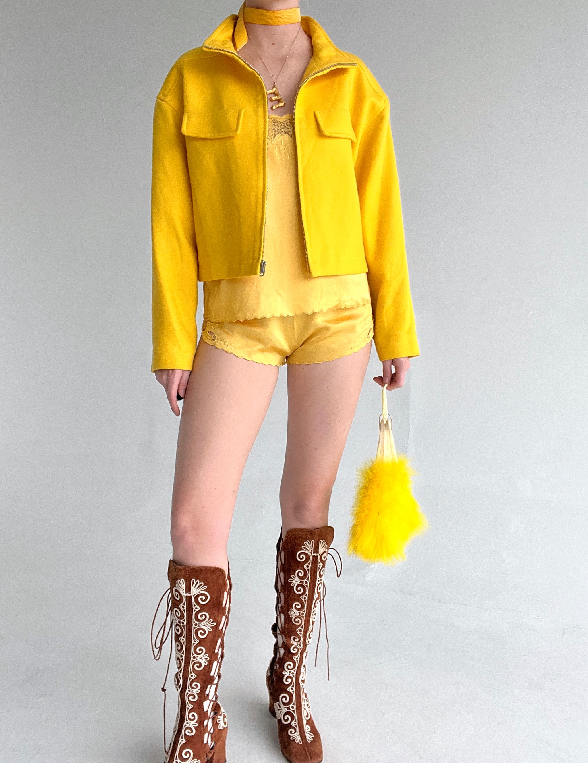 ジャケット・アウター 90s courreges llic hoodie coat Harajuku y2k Jacket Oversized Vintage Hip Hop Color Block