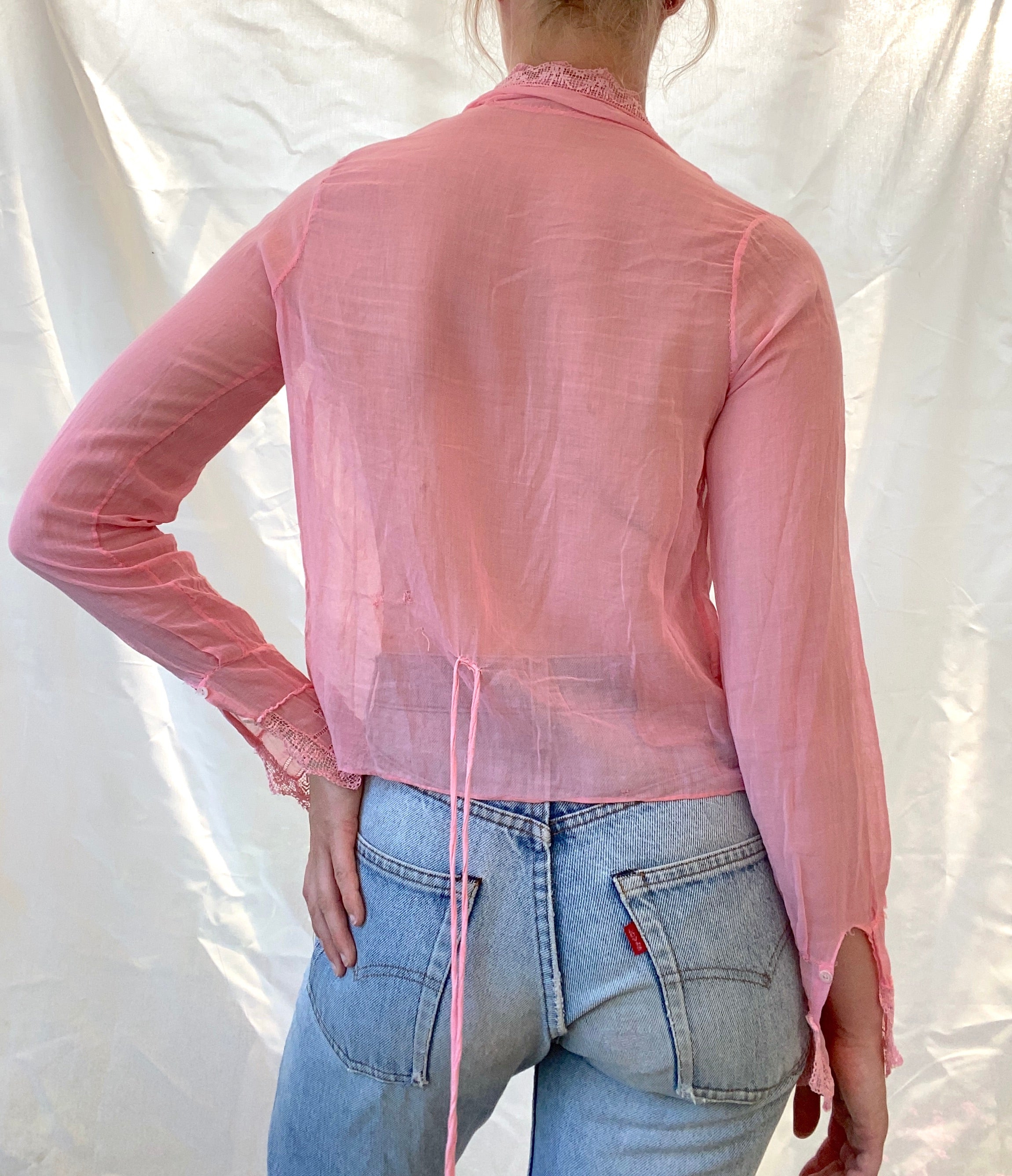Hand Dyed Cotton Victorian Blouse