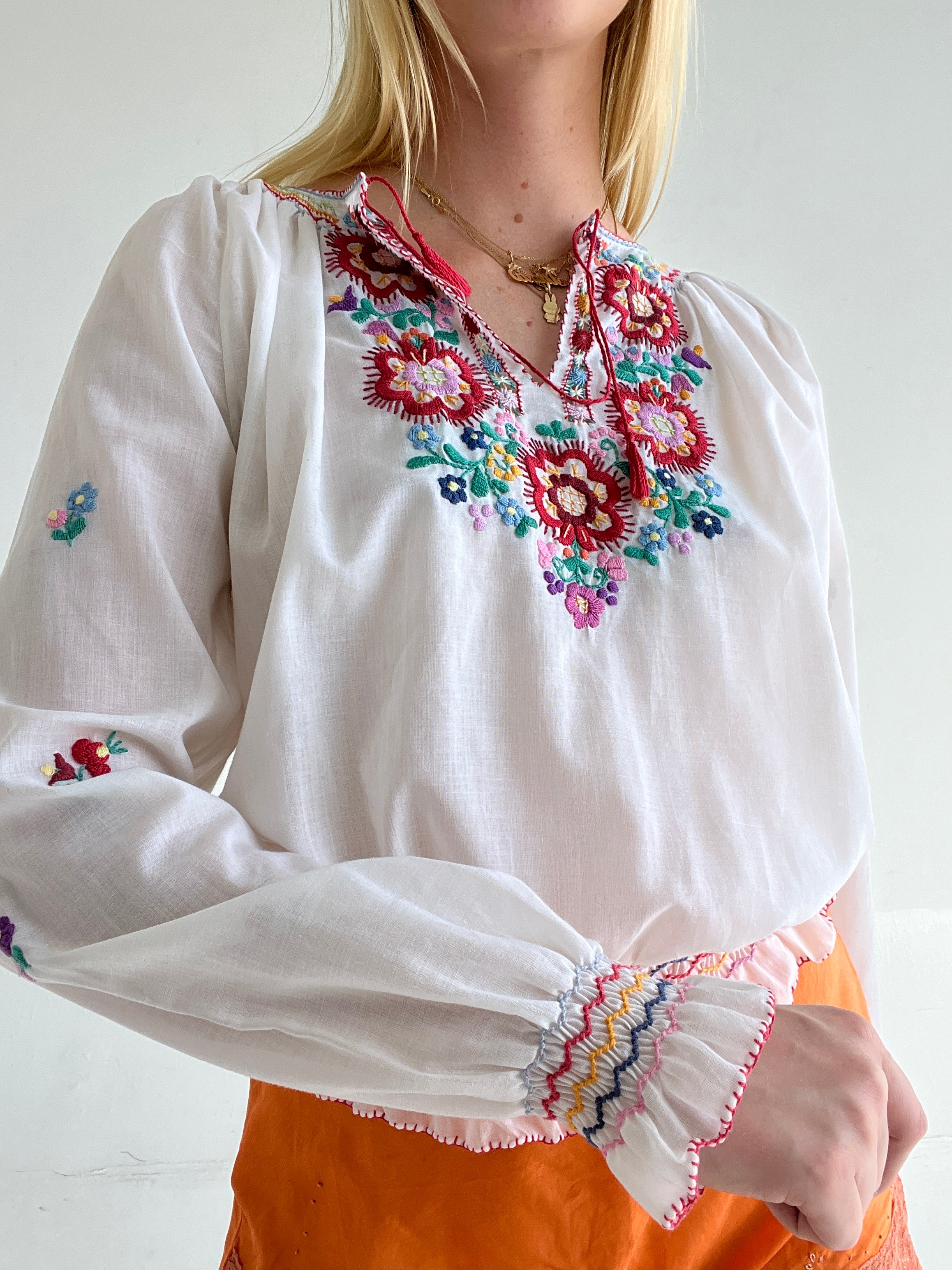 Floral print shirt with pussy-bow and long sleeves, multi-coloured floral print, La Redoute Collections | La Redoute Floral print shirt with pussy-bow and long sleeves, multi-coloured floral print, La Redoute Collections | La Redoute