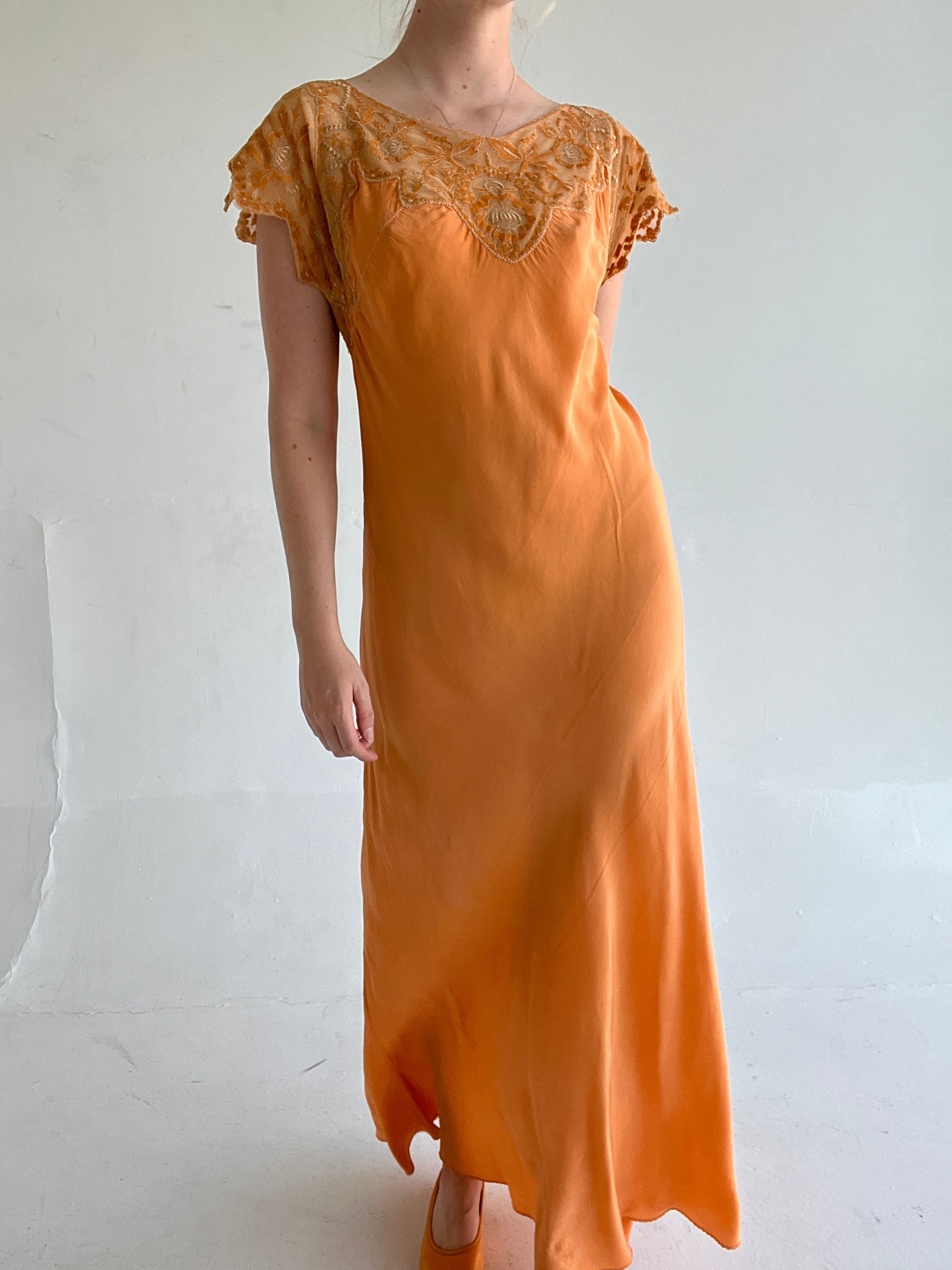 burnt orange silk dress Hand Dyed Burnt Orange Silk Dress – Eveliina Vintage