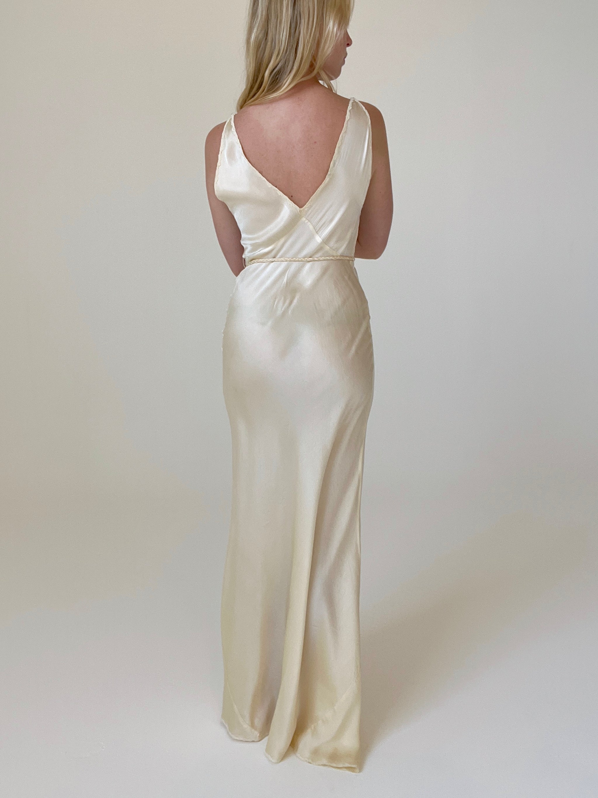 slim fit dress slacks Zapaka Women Chic Gold Long Prom Dress A Line Deep-V Neck Satin Evening Party Dress, Golden / US8 main image 0