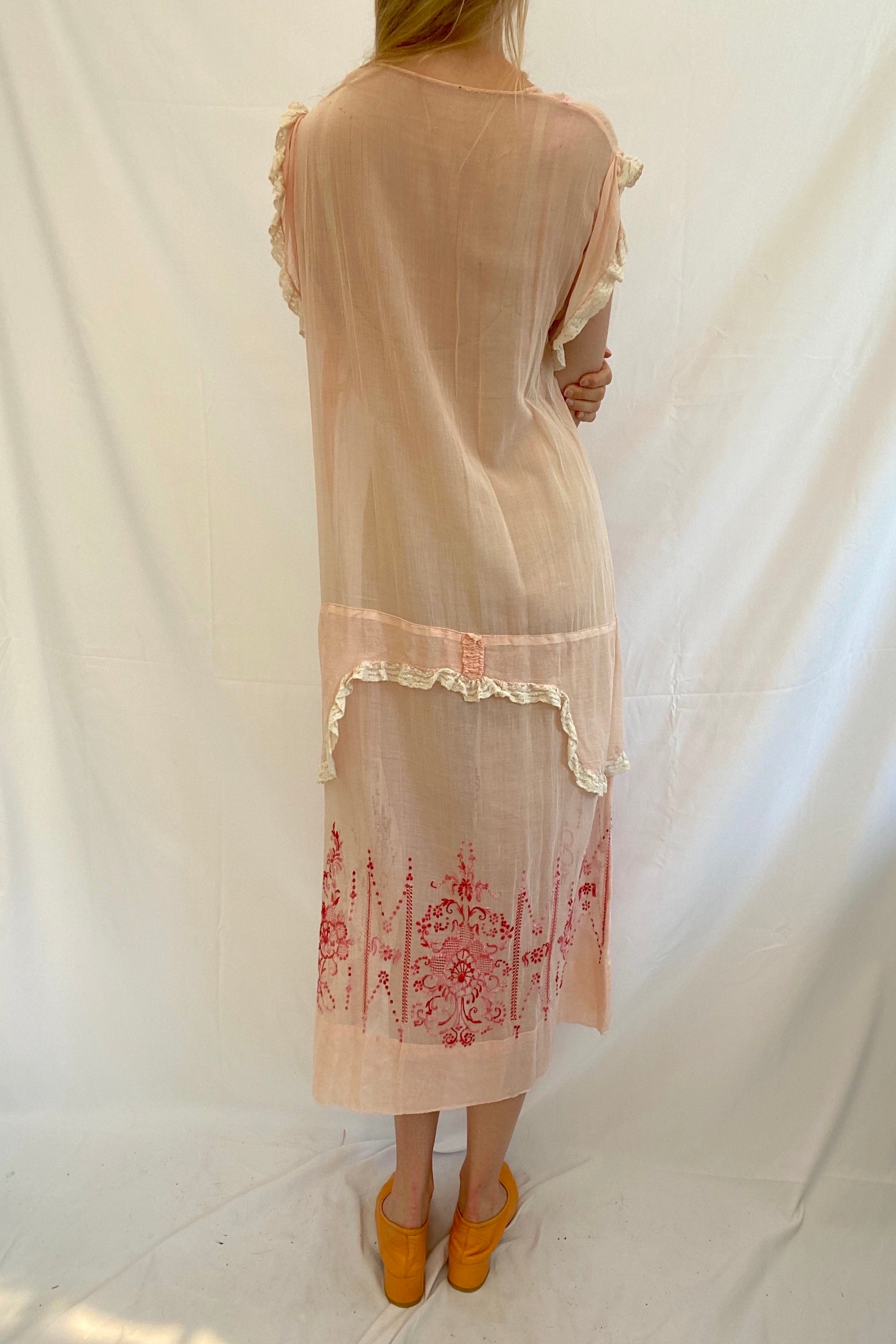 Pink Hungarian Dress