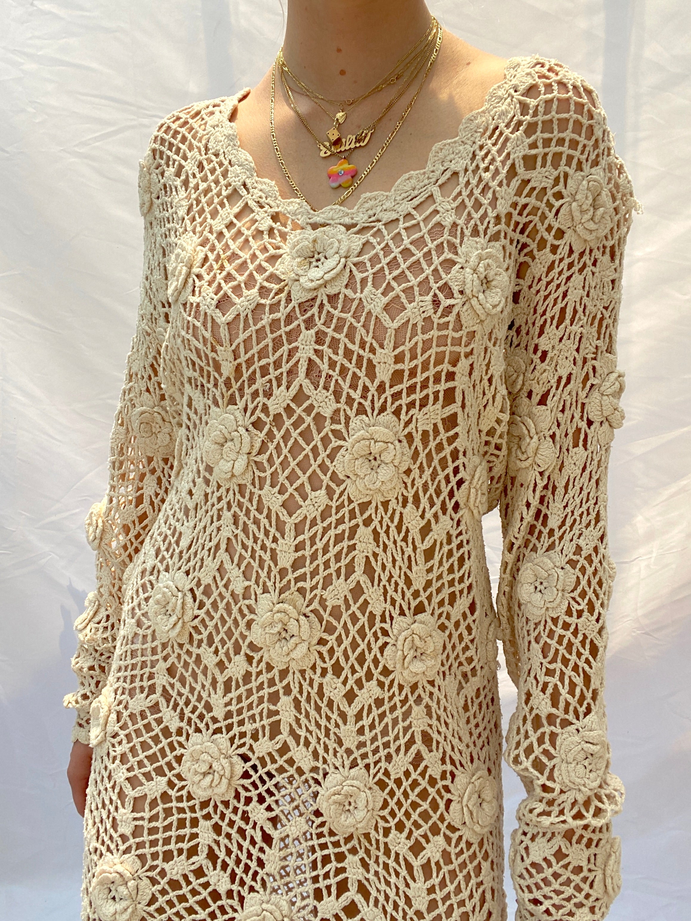 1970's Crochet Dress
