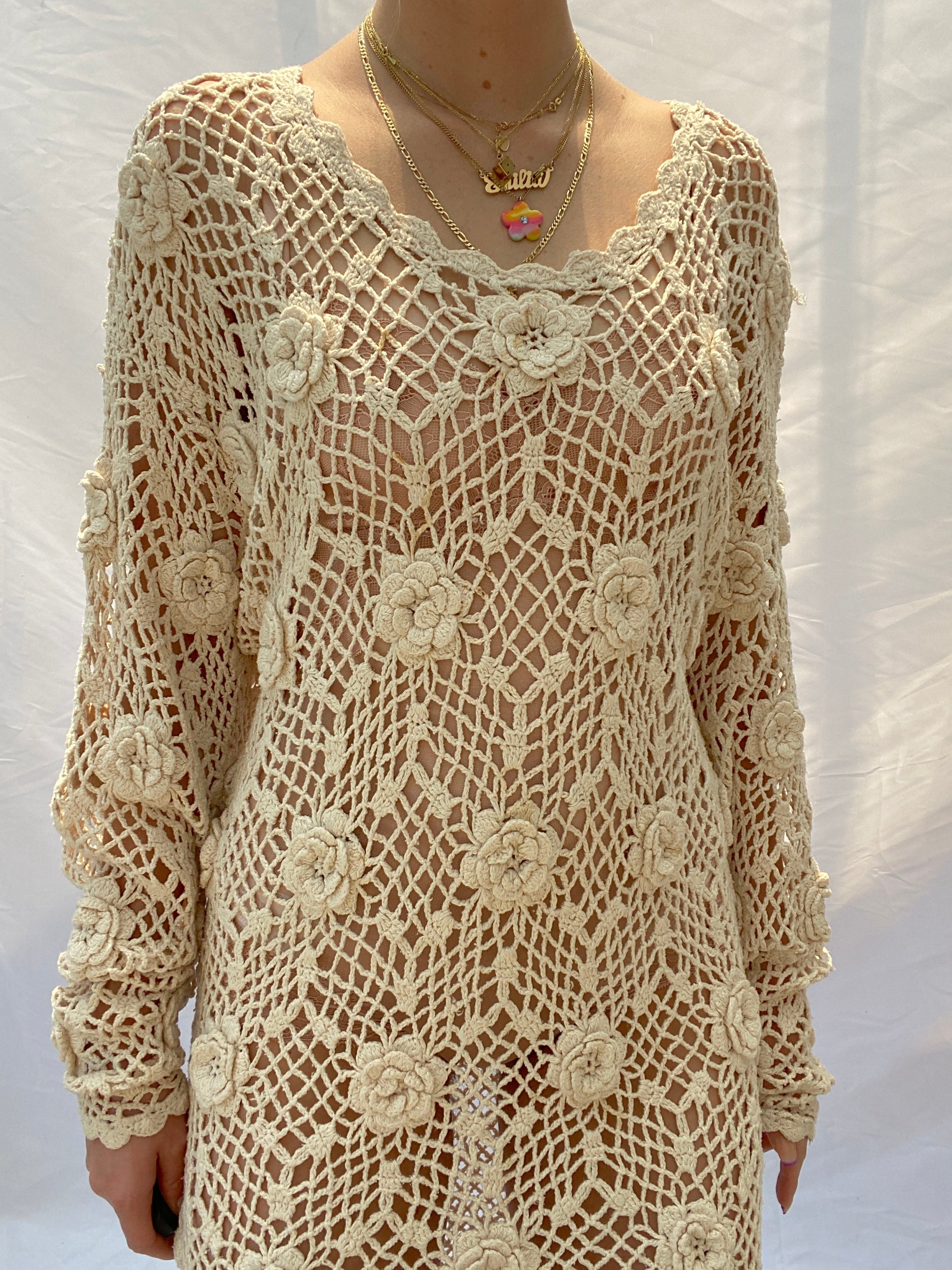 1970's Crochet Dress